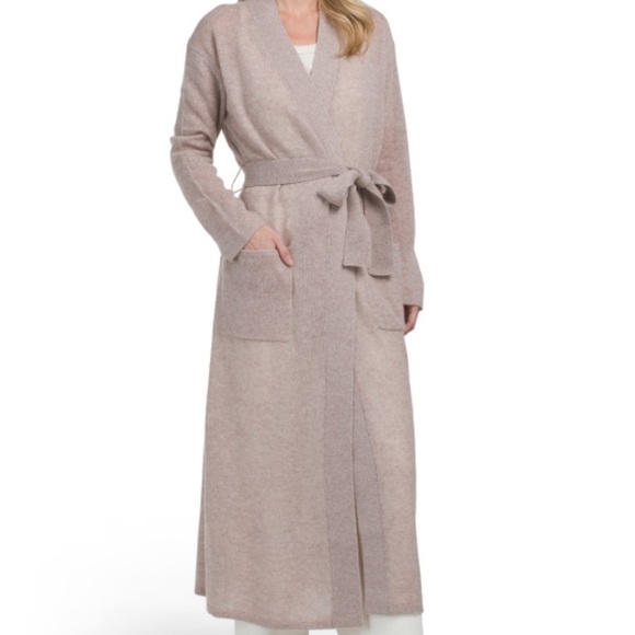 ASPEN Cashmere Long Robe - Picture 1 of 2